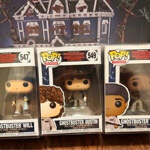 Funko Pop Stranger Things Ghostbuster Figures Set